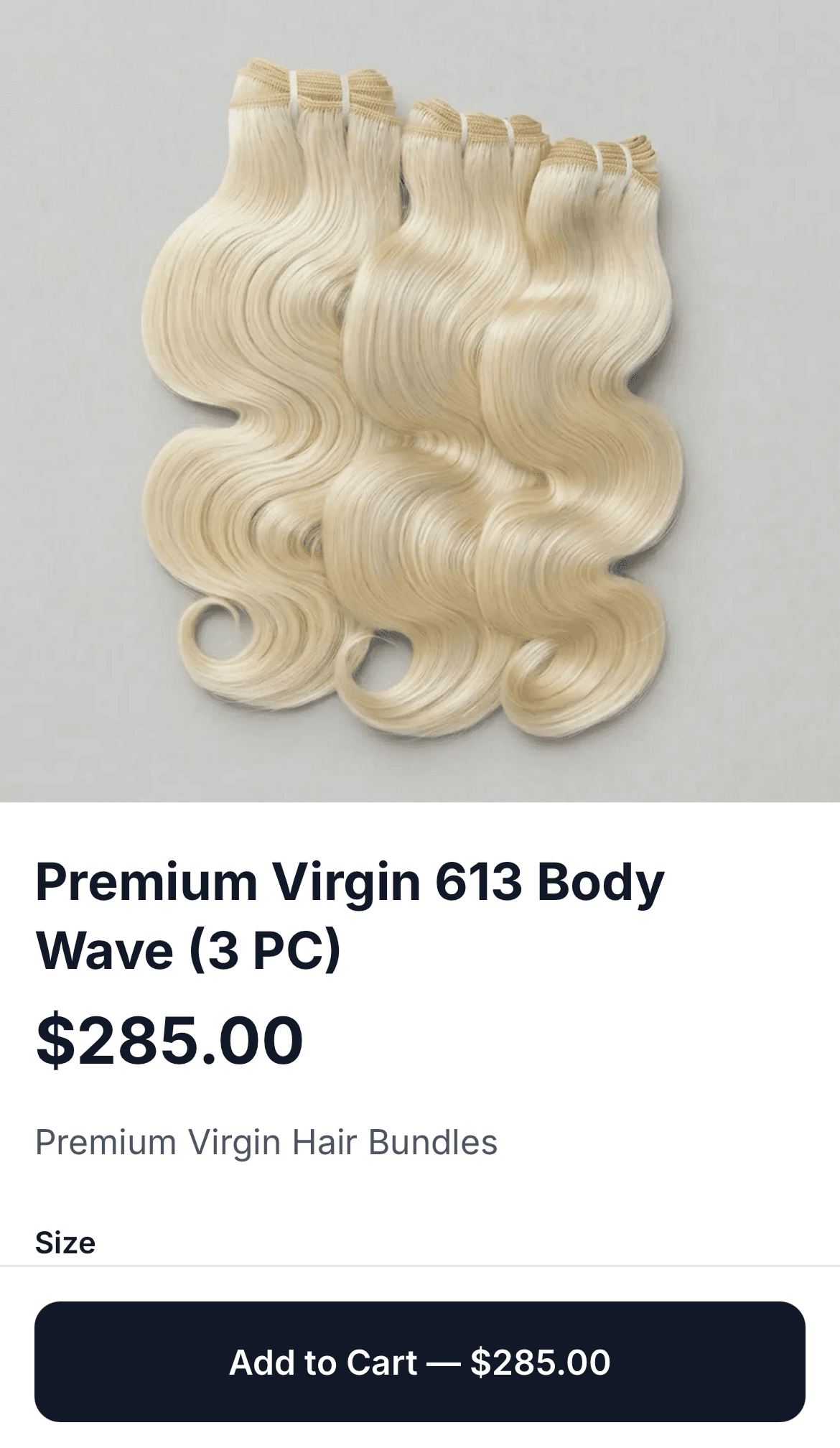 Foundri shop — product detail and checkout