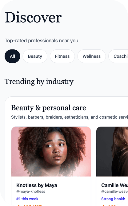 Foundri Discover page — browse local independent providers