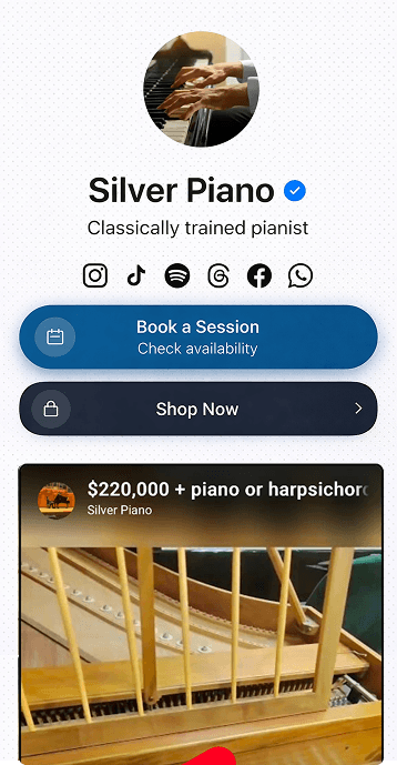 Silver Piano